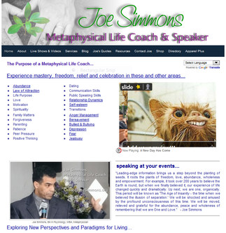 Joe Simmons - Metaphysical Life Coach